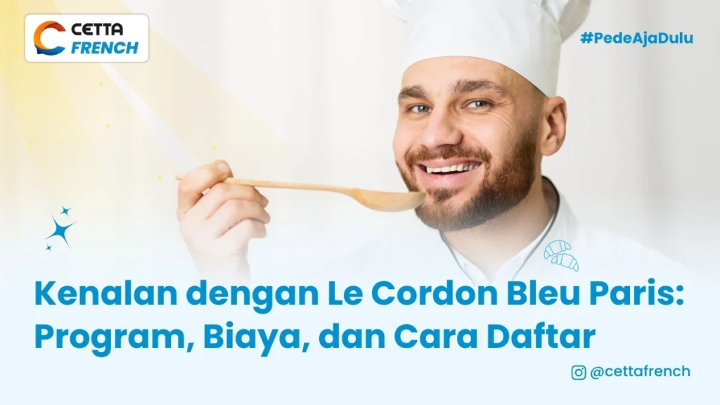 seorang chet asal kampus le cordon bleu paris