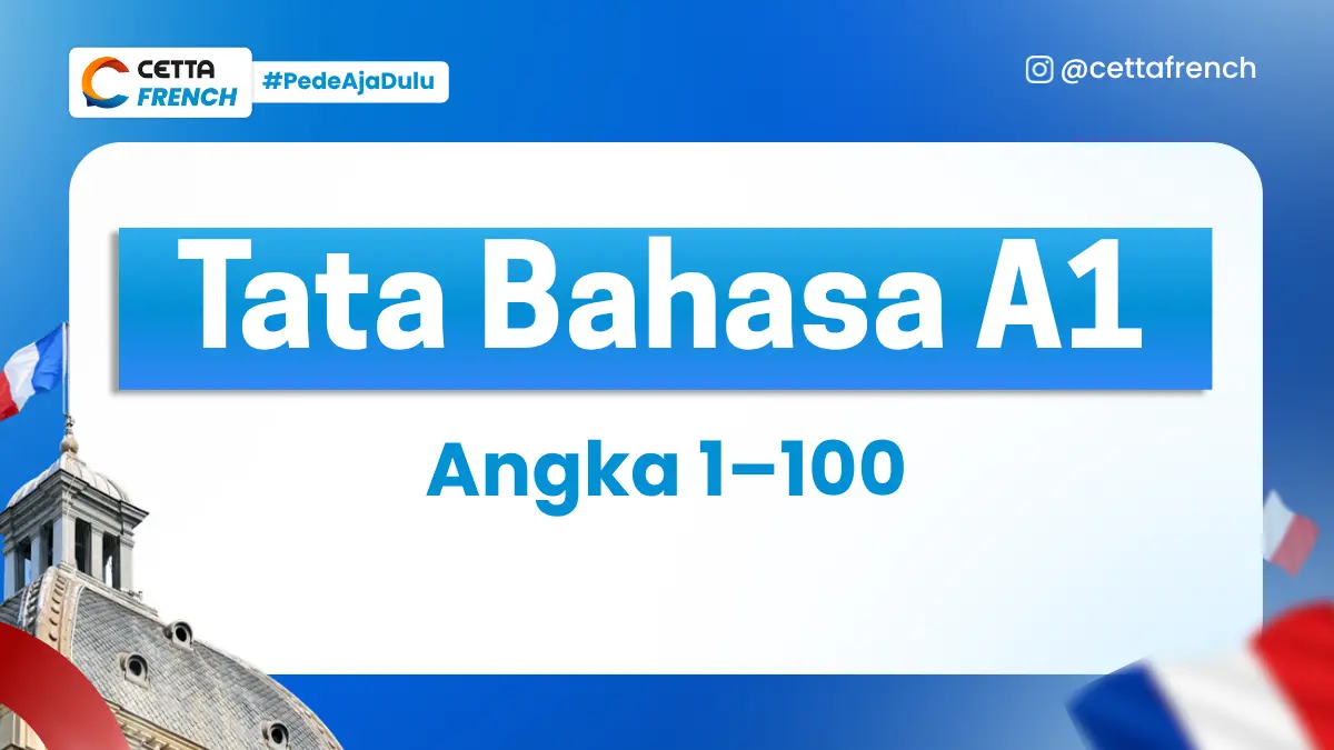 Kosakata Bahasa Prancis A1: Angka 1–100